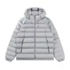2026 Invierno Nuevo Chaqueta Acolchada Cálida de Color Sólido con Canalé para Hombre Moda Juvenil Casual con Capucha Chaqueta de Algodón Hombre