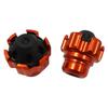 Accesorios de modificación de motocicletas, horquilla delantera anticolisión con viga curva, protección de aleación de aluminio para rueda delantera de scooter, amortiguador de copa anticaída.