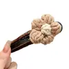Pinzas para el pelo retro de otoño e invierno para pelo grueso, nuevas pinzas versátiles de concha de abulón 2026, accesorios para el pelo de clip único de felpa y lindos