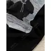[Producto Destacado] Yuran 26 Primavera/Verano Nuevo Algodón Orgánico Suave Estampado de Conejo Puntadas de Contraste Camiseta Oversize de Manga Corta