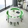 Mesa e Cadeiras Simples Modernas para Negócios e Recepção de Convidados, Mesa Redonda Pequena para Lanchonete de Chá com Leite, Mesa de Jantar