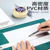 Juego de Tapetes de Corte Verdes Suaves A4 para Cortar Papel, Tallado a Mano, Manualidades con Arcilla, Escritura Estudiantil y Tabla de Corte para Arte