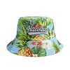 Sombrero de Pescador Estilo Isla Caliente al Aire Libre Transfronterizo Bordado 3D con Letras Estampado Digital Moda Versátil Sombrero de Cubo Amazon