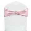 Fornecimento de pulseira de anel de perfuração de camada dupla sem alça elástica decorativa para encosto de cadeira suprimentos de decoração de banquete de casamento flor de laço para encosto de cadeira