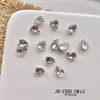 5A Base Banho Flash Zircônia Nail Art Diamante Luxo Branco Alta Qualidade Coração de Pêssego Quadrado Gordo Zircônia Nail Art Joia Diamante