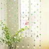 Cortina de Contas de Cristal Sem Furos para Divisória de Sala de Estar e Jantar, Cortina Decorativa de Porta, Cortina de Entrada com Contas para Pendurar na Parede, Estilo Nórdico Novo Tendência