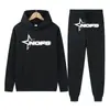 2025 Y2K Novo Conjunto de Moletom Noes Duas Peças Roupa Gótica Punk Rock Streetwear