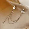 Broche com Acabamento de Luxo, Estilo Nicho e Simples, Alfinete de Roupa, Acessório de Pérola para Terno, Broche