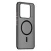 Patrón Corrugado Adecuado para Funda de Teléfono Xiaomi 15SPro Transparente Sensación de Piel Esmerilada Succión Magnética Xiaomi 14 Marco Antideslizante Cubierta Dura