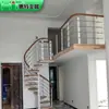 Proveedores de Wuxi Suministran Escaleras de Caracol de Acero Inoxidable, Modernas y Sencillas, Adecuadas para Casas de Autoconstrucción, Personalizables en Múltiples Niveles