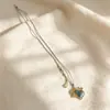 Nuevo Estilo Doce Signos del Zodíaco Brocado Imitación Dinastía Song Estilo Chino Nuevo Collar Cadena para Suéter Versátil Estilo Nacional Regalo para Amigos Accesorio Colgante