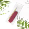 Kit de produto para manicure usar unha pequena tira de lixa terno arquivo de madeira descartável mini palito de madeira conjunto de duas peças Atacado