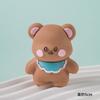 Decoración de Pastel del Día de San Valentín Chino Lazo de Plástico Suave Adorno de Oso Tarjeta de Letra Tarjeta de Aniversario de Pareja