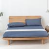 Sábana Individual Original Nantong Suyi Home Goods Estilo Japonés Muji Xichuan Algodón 100% Calidad de Algodón Lavado Sábana Simple Color Sólido