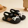 Nuevas Sandalias de Verano 2025 Antideslizantes de Suela Suave para Niñas con Velcro para Niños Mayores y Pequeños, Sandalias de Playa para Bebés