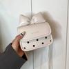 Bolso Mini Ins Combinable para Mujer 2024 Nuevo de Moda Cuadrado Pequeño Bolso Cruzado de Nicho de Lujo con Lazo