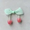 Tule Verde Cuentas de Cereza Lazo Accesorios Pasador Funda para Teléfono Calcetines Bolsa Accesorios de Ropa Atuendo de Muñeca