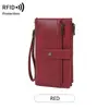 Nuevo monedero de mujer anti-magnético RFID transfronterizo con múltiples ranuras para tarjetas 70% de descuento Cartera larga Bolso de mano de moda retro europeo y americano