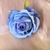 Montaña de Nieve Simulada Cabeza de Rosa Artificial Materiales DIY Paquete de Materiales Hechos a Mano Cabeza de Flor Pasador Hecho a Mano Tocado de Flor Guirnalda Cabello
