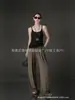 Pantalones Largos Casuales de Pierna Ancha con Pliegues, Cintura Plana, Estilo Coreano para Niñas, Hechos de Tencel y Lana, Suaves con la Piel, Cómodos, Cintura Alta, Pierna Recta