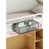 Cesta colgante para mesita de noche de dormitorio, estante para almacenamiento de snacks en la cama del estudiante, estante colgante de almacenamiento para dormitorio, solución de almacenamiento para literas