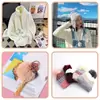 Directamente del fabricante: Bolas de Pelo Falso de Conejo de 8 cm, Accesorios de Bola de Felpa Coloridos para Ropa, Zapatos, Sombreros y Bolsos Hechos a Mano