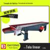 Peneira de classificação de amido de trigo peneira de classificação de pedras peneira linear multicamadas tela vibratória linear abrasiva