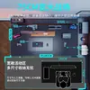 Escritorio de gaming S3 minimalista, escritorio para computadora de escritorio, escritorio para estudio en casa, puede alojar un brazo mecánico, color fibra de carbono, escritorio de oficina engrosado