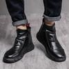 Zapatos de Hombre Talla 48 Slip-on 2023 Otoño e Invierno Nuevos Casual Outdoor Botines Martins de Caña Alta Talla Grande para Hombre