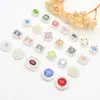 Plata Gruesa Chapada Piedra Plata Cuentas Sueltas con Diamantes Accesorios para Pulseras DIY Pulsera con Cuentas Accesorios de Joyería Cuentas Espaciadoras