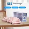 Baralhos de Cartas Todos os Anos Há Peixes 555 Exportação Transfronteiriça Cartas de Jogar Vermelho e Azul de Baixo Custo Baixo Preço Fabricante de Cartas de Jogar Cartas de Jogar Texas Hold'Em