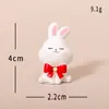Enfeites de Micro Paisagem Coelho Fofo Criativo Decoração de Artesanato DIY de Resina para Desktop Pequenos Enfeites Acessórios Atacado