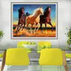 Nuevo 5D completo de Diamante Pintura de Diamantes animal caballos punto diamante bordado pintura decorativa pintura para colgar fábrica al por mayor