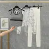 Ropa Deportiva a Prueba de Golpes con Espalda en I para Mujer, Conjunto de Ropa Deportiva de Color Contrastante y Espalda Bonita para Correr y Yoga, Dos Piezas Estilo Nuevo