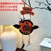 Novas decorações de madeira de Halloween transfronteiriças penduradas na porta parede abóbora casa mal-assombrada fantasma decoração criativa placa de madeira atacado