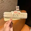 Lindas Pegatinas de Perro Salchicha Animal Largo con Flequillo para Lavado de Cara y Moños Diadema Dos en Uno Dulces y Lindos Accesorios para el Cabello