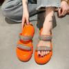 Comercio Exterior Transfronterizo Lote Mixto Zapatos de Mujer Verano Goma Suela Blanda Plataforma Suela Gruesa Pedrería Moda Sandalias de Viaje al Trabajo Mayoreo