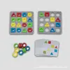 Juguetes geométricos de emparejar para niños transfronterizos, educación temprana, rompecabezas interactivo para padres e hijos, juego de entrenamiento del pensamiento en escritorio, concentración