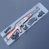 Jesus escape e arma de campo de batalha pacífico M24 AKM M416 98K AWM modelo de arma chaveiro de pele