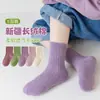 Meias Infantis de Ponto Duplo, Novas Meias Infantis de Meia-Perna Coloridas e Listradas para Primavera e Verão, Meias Coloridas para Meninos e Meninas, Meias para Estudantes para Todas as Estações