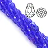 Material de cuentas hecho a mano para manualidades, accesorios de flores, cuentas sueltas, cristal, agujero mediano, cuentas de gota 10x 15 mm 50/tira