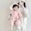 Roupas de Bebê, Roupas Grossas para Exterior, Veludo de Inverno, Roupas de Exterior Super Fofas, Macacões Quentinhos de Inverno para Bebê