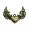 Colgante de Corazón con Ala de Corazón Multicolor 36X27 mm 4.2 g Comercio Exterior Popular de Venta Caliente