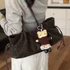 Bolso de Viaje para Mujer 2026 Nuevo Otoño/Invierno de Gama Alta Maillard Bolso de Hombro Gran Capacidad Bolso Tote con Estampado de Leopardo