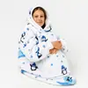 Sudadera con Capucha Talla Grande Amazon Manta Perezosa Manta Portátil Sudadera Tk con Capucha Bolsillo Grande Jersey de Franela para Uso en Casa