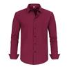Camisas para Hombre Tallas Grandes Estilo Europeo y Americano Jiachuan, Talla Extra Grande y Corte Holgado, Camisas Ligeras de Negocios, Manga Larga para Hombre, Ropa para Hombre Tallas Grandes de 300 kg