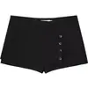 Falda de Traje Botonada Estilo Coreano Estilo Commuter para Mujer, Nuevo Estilo de Verano Ajustada Elegante de Gama Alta Falda Corta de Línea A para Mujer
