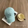 Gorra de Béisbol Lavada a la Piedra para Pareja, Primavera y Otoño, para Mujer, con Bordado de Gato, Sombrero Casual Versátil con Protección Solar