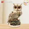 Impresión Plana Transfronteriza 2D Plano Rotación de 360 Grados Escena de Nieve Casa de Pingüinos Decoración de Escritorio Interior y Exterior Festival