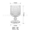 Simples Criativo Alto Pé Transparente Taça de Vinho Tinto para Jantar em Casa e Convidados Taça de Vinho Tinto Bebidas Alcoólicas
